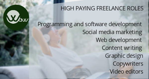 A list of high paying freelance remote jobs